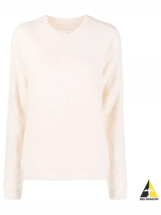 Back Stitch Crew Neck Knit Top Cream - MAISON MARGIELA - BALAAN 2