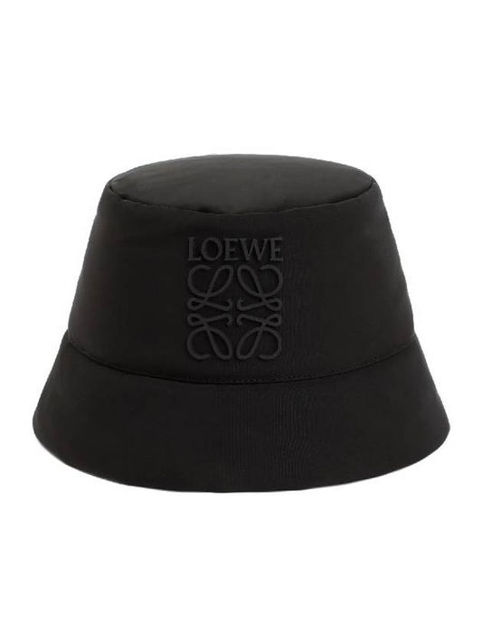Puffer Nylon Bucket Hat Black - LOEWE - BALAAN 1