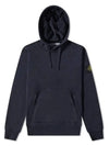 Wappen Patch Hoodie Dark Navy - STONE ISLAND - BALAAN 2