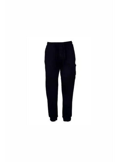 Cotton Fleece Cargo Truck Pants Black - STONE ISLAND - BALAAN 2