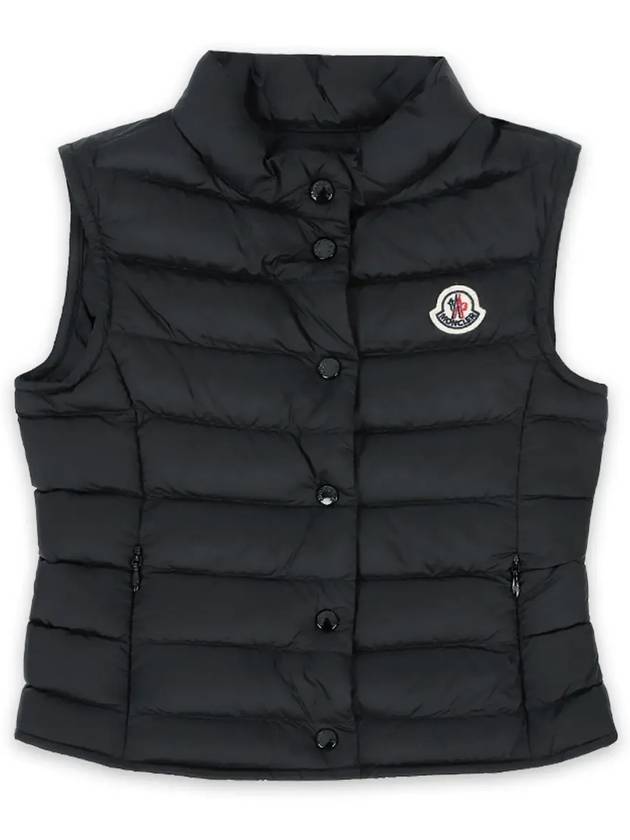 Kids Liane Logo Patch Padded Vest Black - MONCLER - BALAAN 4