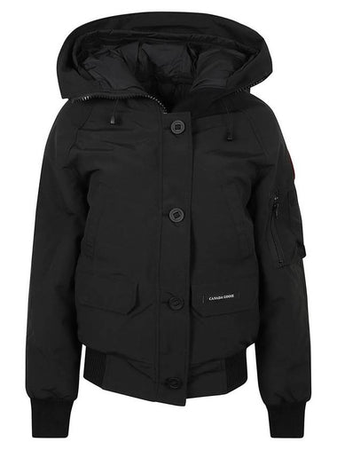 Chilliwack Down Bomber Jacket Black - CANADA GOOSE - BALAAN 1