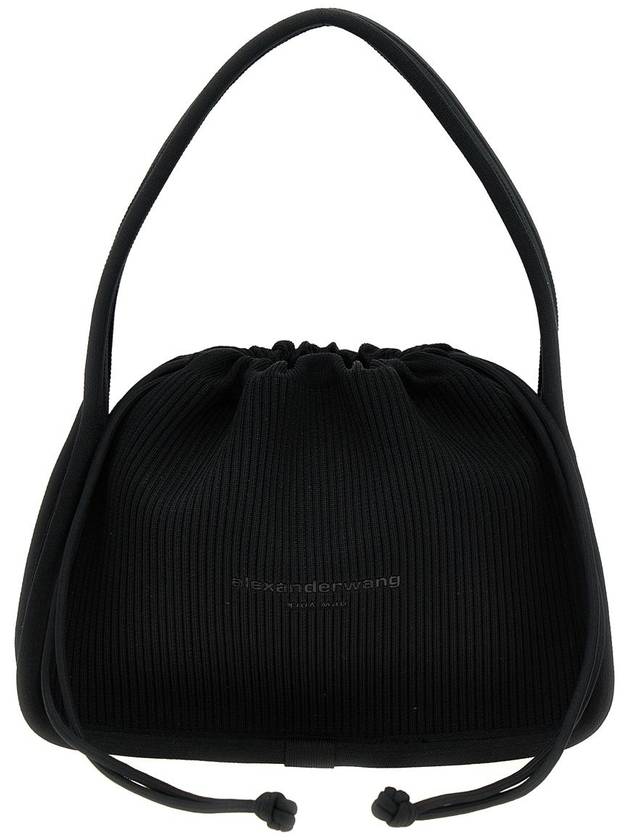 Ryan Small Knit Tote Bag Black - ALEXANDER WANG - BALAAN 2