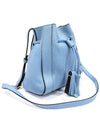 RL6362 Pale Slate Blue Grain Leather Gold Plated Mini Millie Bucket Bag Shoulder - MULBERRY - BALAAN 2