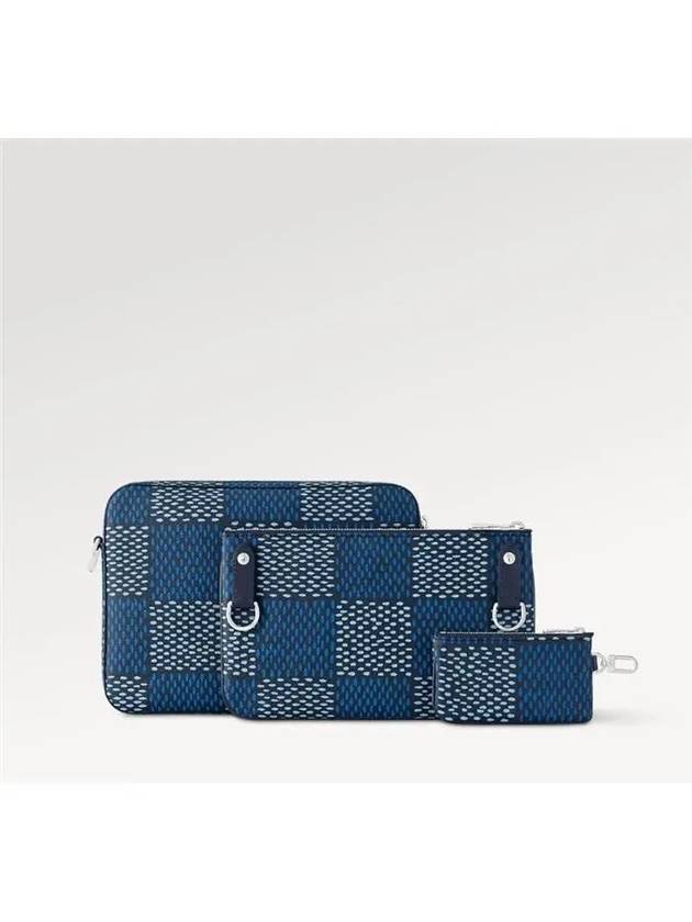 Trio Messenger Bag Blue - LOUIS VUITTON - BALAAN 4