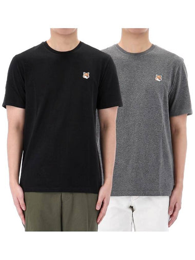 Fox Head Patch Regular T shirt 2 types LM00104KJ0008 - MAISON KITSUNE - BALAAN 1