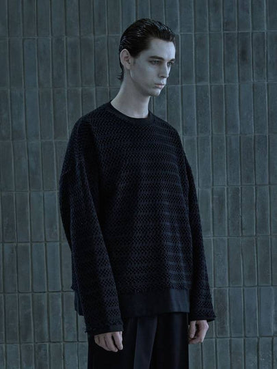 Layered Sweatshirt Black MSS2078 - IFELSE - BALAAN 2