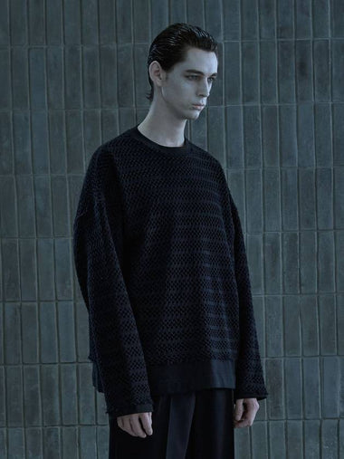 Layered Sweatshirt Black - IFELSE - BALAAN 1