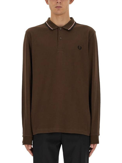 Polo T-Shirt FP M3636 Q21 BROWN - FRED PERRY - BALAAN 2