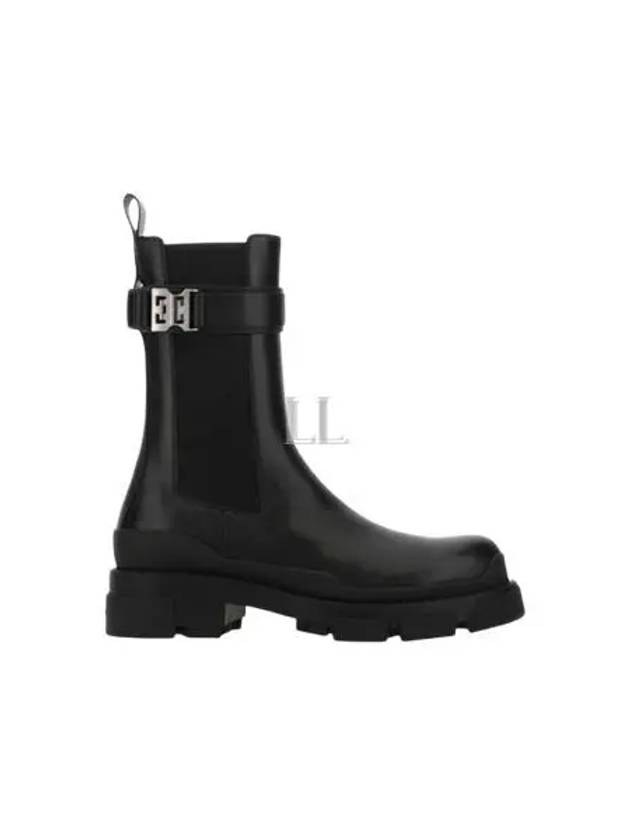 4G Buckle Leather Chelsea Boots Black - GIVENCHY - BALAAN 2