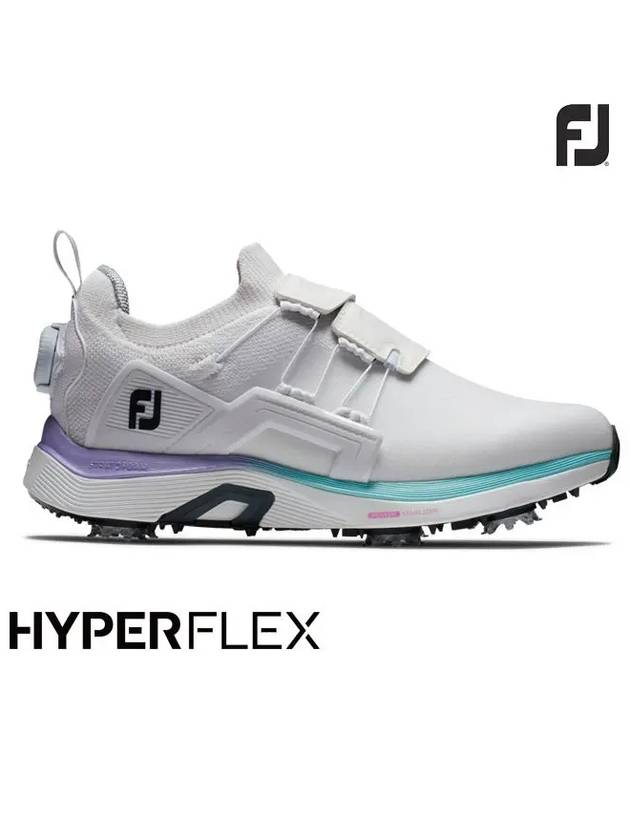 HyperFlex Boa Spike Shoes White - FOOTJOY - BALAAN 3