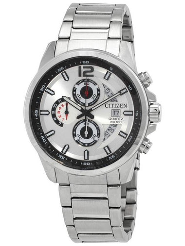 Citizen Chronograph Quartz Silver Dial Men's Watch AN3690-56A - CITIZEN - BALAAN 1