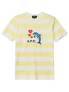 Simone Short Sleeve T-Shirt Yellow - A.P.C. - BALAAN 2