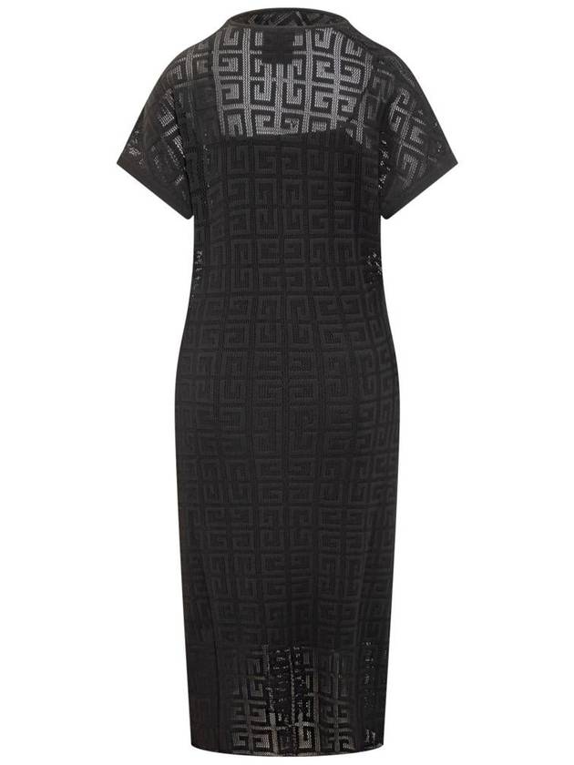 midi dress BW21TE4ZD6 001 BLACK - GIVENCHY - BALAAN 3