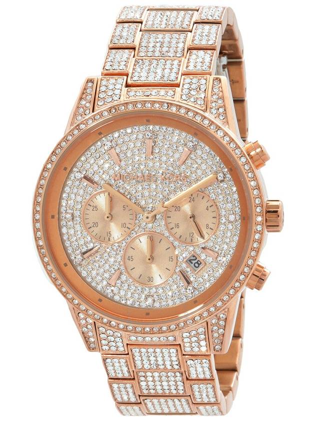 Michael Kors Ritz Pave Chronograph Quartz Crystal Ladies Watch MK6748 - MICHAEL KORS - BALAAN 1