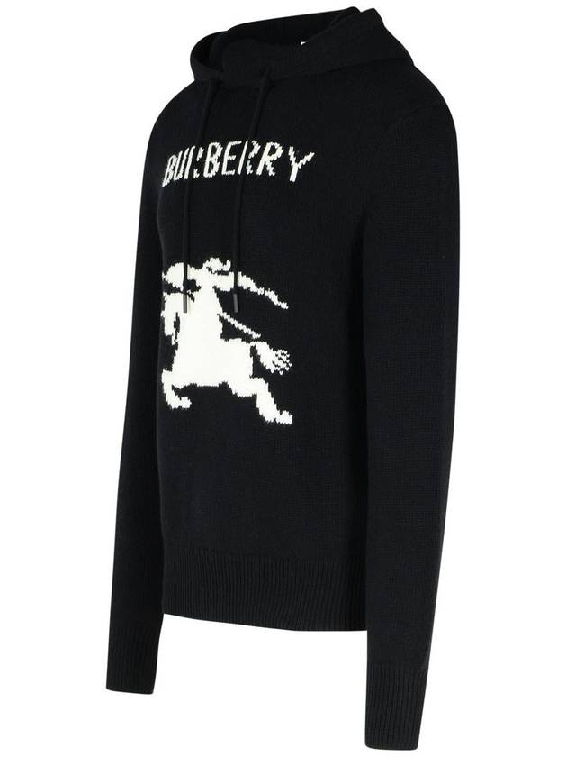 Burberry Black Wool Blend Sweater - BURBERRY - BALAAN 2