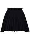 Golf Wear Uncut Belt Pleated Skirt Black - J JANE - BALAAN 2