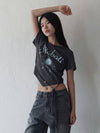 Sun and Moon Strap Tshirt CHARCOAL - RUBATI - BALAAN 3