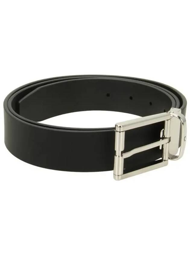 Pin Buckle Leather Belt Black - MONTBLANC - BALAAN 3