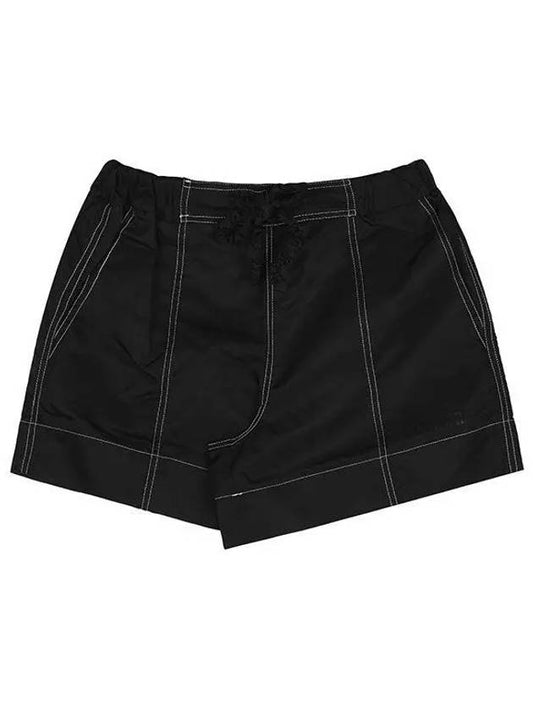 F6979 099 Nylon Shorts Black 996958 - GANNI - BALAAN 1