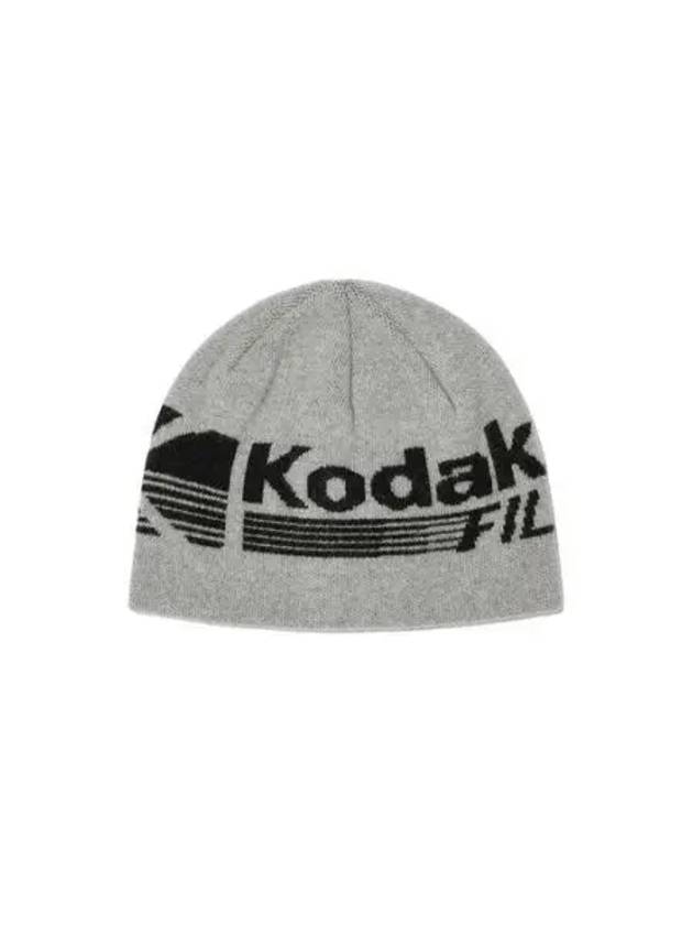 KODAK Apparel Logo Knitting Beanie GRAY - KODO - BALAAN 1