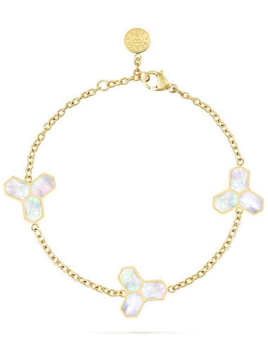 Muriel bracelet 13 gold motherofpearl motif 3 - MOIETOII PARIS - BALAAN 1