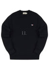 Tricolor Fox Patch Sweatshirt Black - MAISON KITSUNE - BALAAN 2