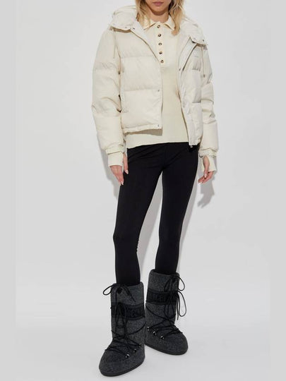 Sporty & Rich Padded Jacket, Women's, Cream - SPORTY & RICH - BALAAN 2