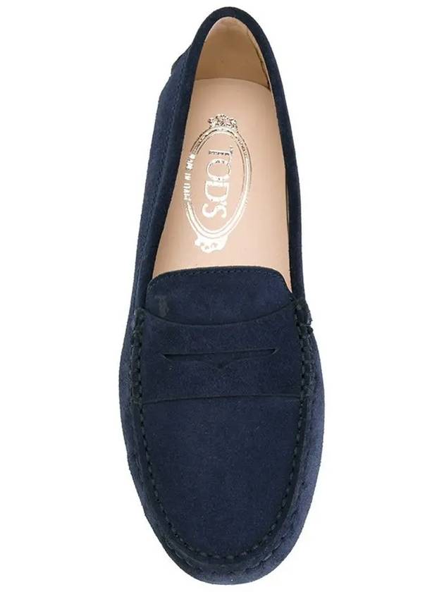 Gommino Suede Driving Shoes Blue - TOD'S - BALAAN 4