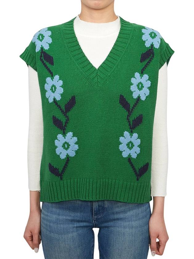 Austrian Knit Vest Green - MAX MARA - BALAAN 2