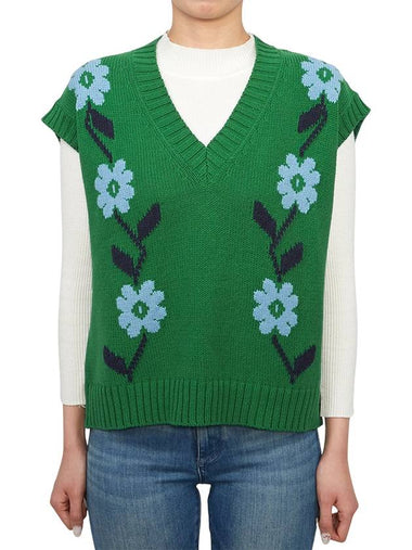 Austrian Knit Vest Green - MAX MARA - BALAAN 1