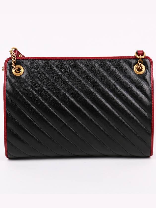 GG Marmont bicolor chain shoulder bag 524592 - GUCCI - BALAAN 4