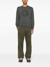 Men's Industrial One Print Sweatshirt Grey - STONE ISLAND - BALAAN 3