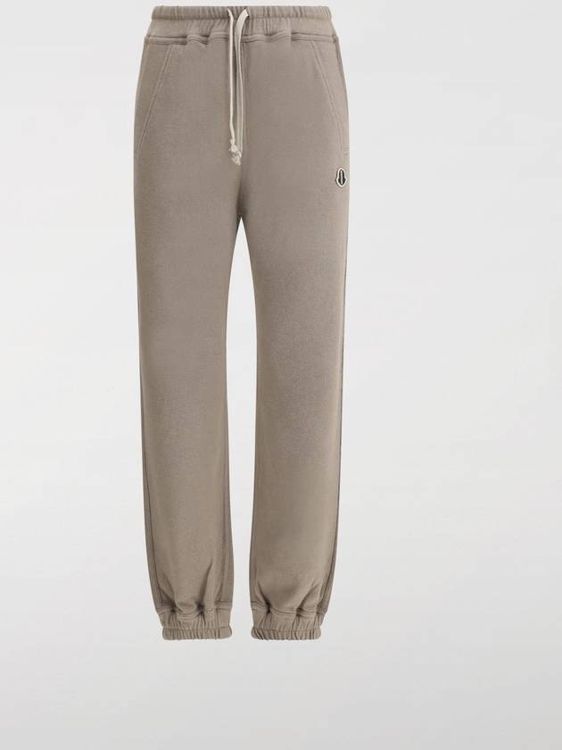 Rick Owens Cotton Track Pants Taupe - MONCLER - BALAAN 2