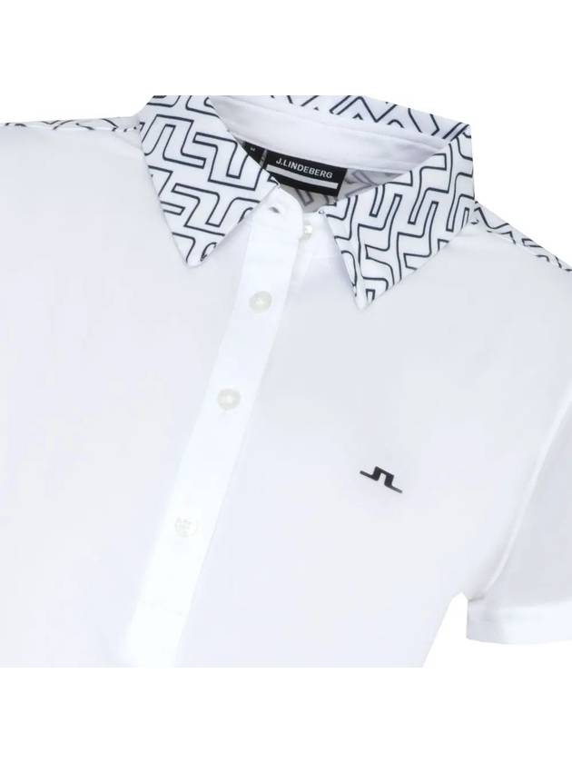 Golf Women's Cara Polo Shirt White - J.LINDEBERG - BALAAN 5