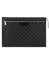 Pochette 24H Damier Pouch Bag Graphite - LOUIS VUITTON - BALAAN 1