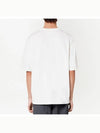 Heart Logo Cotton Jersey Short Sleeve T-Shirt White - AMI - BALAAN 4