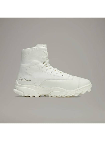 GSG9 Leather High Top Sneakers White - Y-3 - BALAAN 2