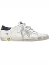 Women's Navy Tab Superstar Low Top Sneakers White - GOLDEN GOOSE - BALAAN 4