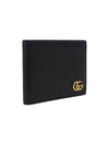 Women s 428726 GG Marmont Black Leather Bicycle Wallet - GUCCI - BALAAN 2