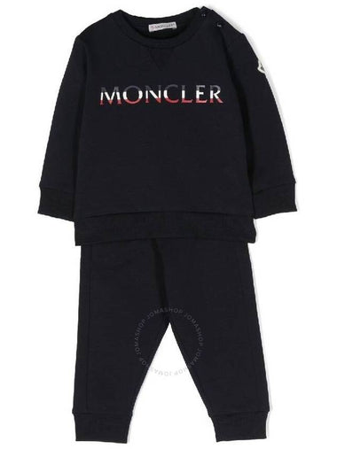 Moncler Boys Logo-Print Crew Neck Tracksuit, Size 3Y - MONCLER - BALAAN 1