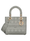 Lady Medium Tote Bag Grey - DIOR - BALAAN 1