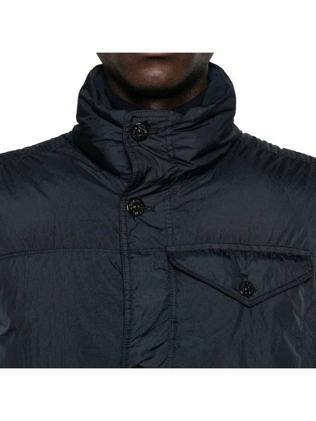 Crinkle Reps R-NY Down Vest Navy - STONE ISLAND - BALAAN 6