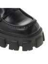 Monolith Brushed Leather Loafers Black - PRADA - BALAAN 10