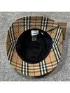 Check Pattern Bucket Hat Beige - BURBERRY - BALAAN 5