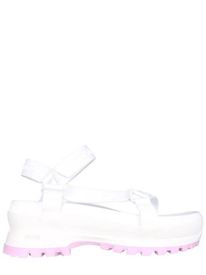 trace strap platform sandals pink white - STELLA MCCARTNEY - BALAAN 2