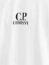 CP Company Short Sleeve T Shirt 17CMTS167A005100W103 White Black - CP COMPANY - BALAAN 5