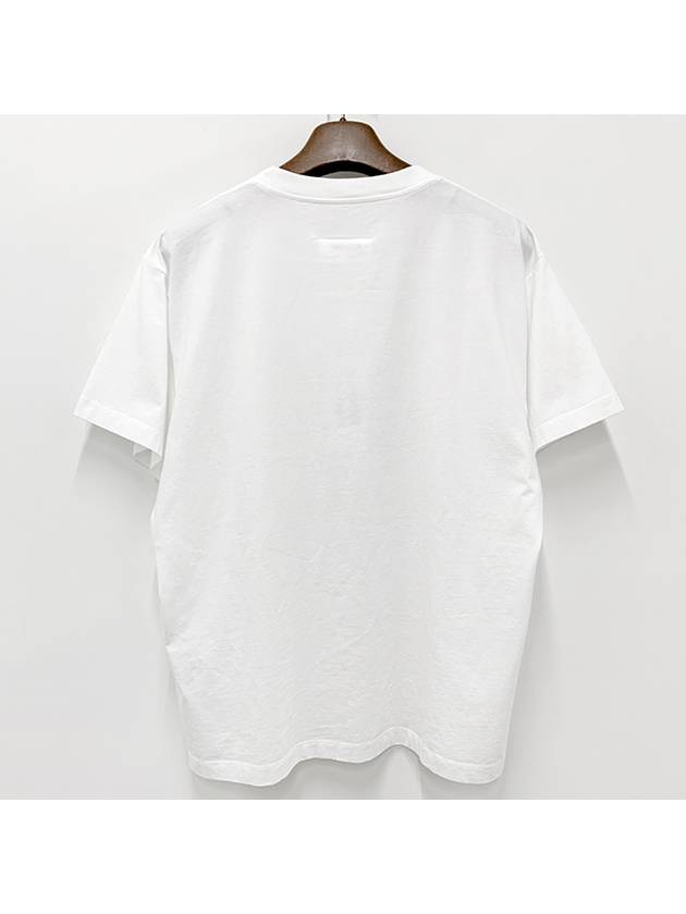 Logo Crew Neck Short Sleeve T-Shirt White - MAISON MARGIELA - BALAAN 3