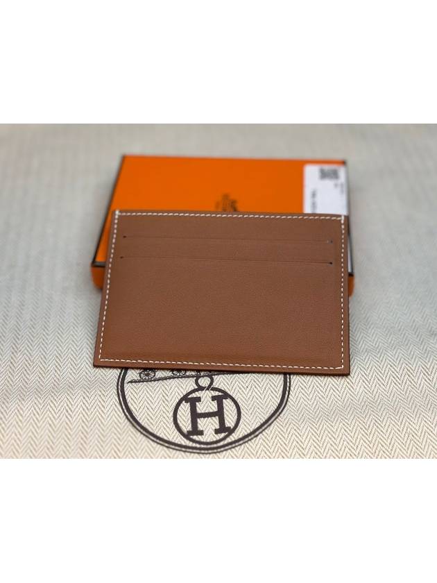 Citizen Twill Card Wallet Brown - HERMES - BALAAN 3