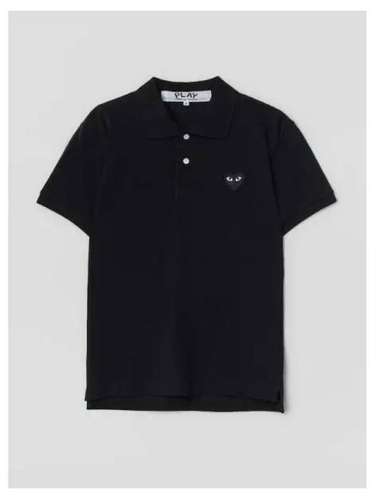 Unisex Black Heart Waffen Polo T shirt Blouse Southern Domestic Product GM0024050992398 - COMME DES GARCONS PLAY - BALAAN 1